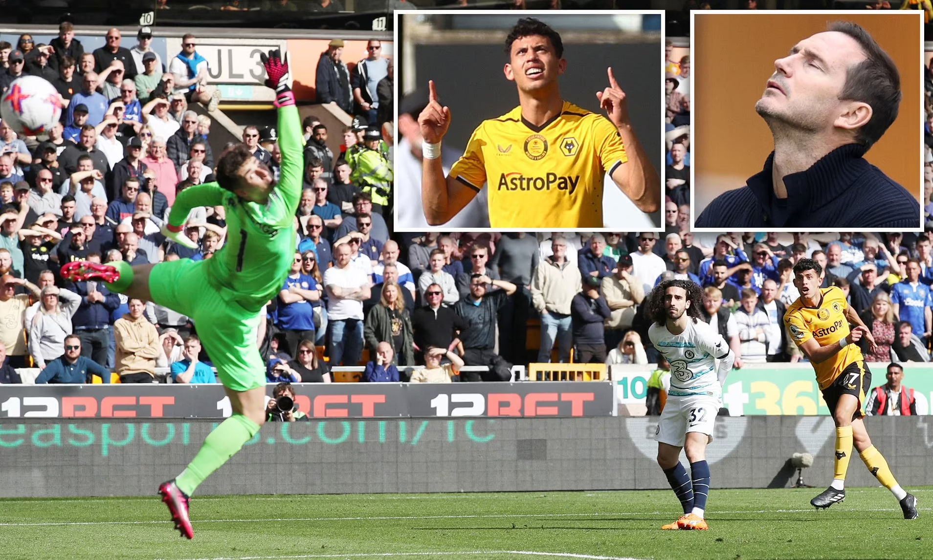 Kết quả Ngoại hạng Anh tối 8-4: Chelsea thất thủ trước Wolves